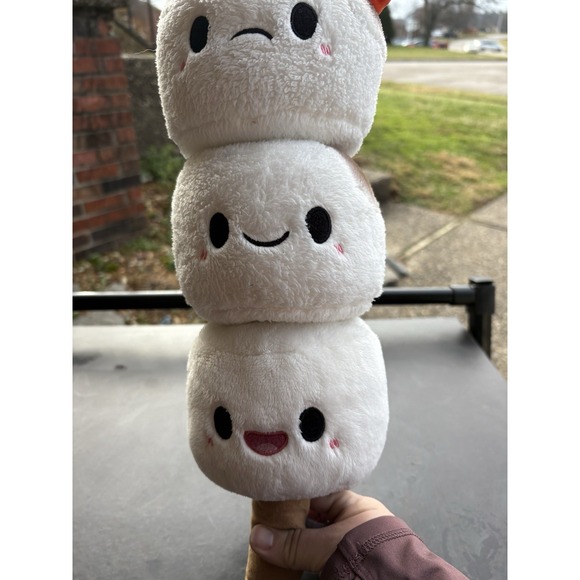 S'mores Marshmallow Removable Plush – Christmas Campfire Plush - Picture 6 of 8